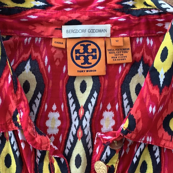 Tory Burch Ikat Blouse - Picture 4 of 10